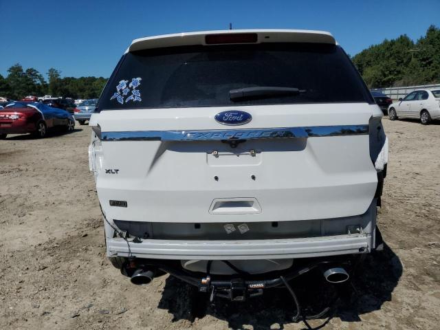 1FM5K7D85JGC46538 - 2018 FORD EXPLORER XLT Beyaz fotoğraf 6