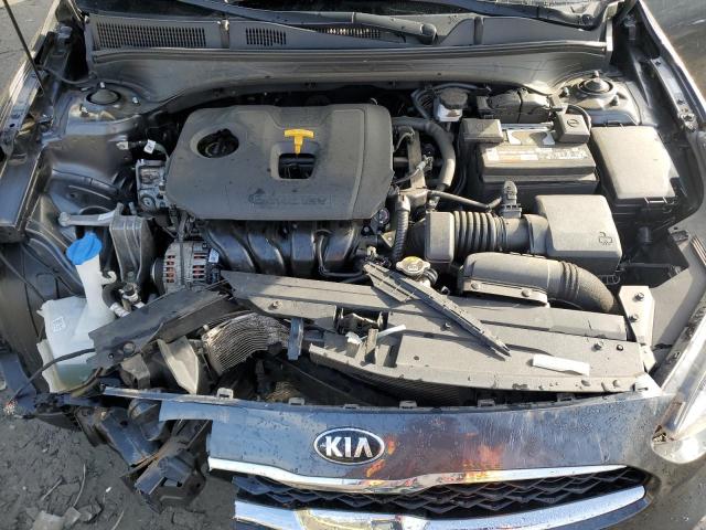 3KPF34AD7KE114226 - 2019 KIA FORTE GT LINE GRAY photo 11