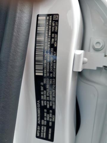 ZASPAKBNXN7D41203 - 2022 ALFA ROMEO STELVIO TI WHITE photo 13