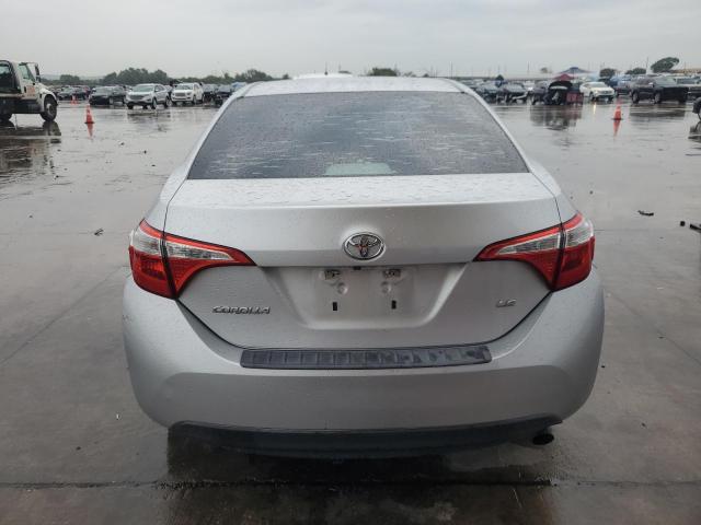 5YFBURHE8GP385731 - 2016 TOYOTA COROLLA L SILVER photo 6