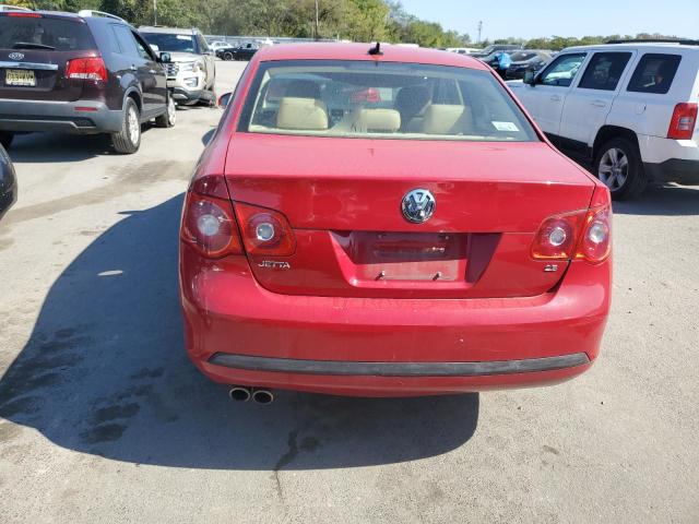 3VWSF71K87M033414 - 2007 VOLKSWAGEN JETTA 2.5 OPTION PACKAGE 1 RED photo 6