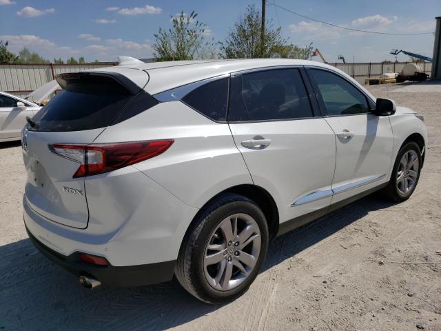 5J8TC1H74LL009932 - 2020 ACURA RDX ADVANCE WHITE photo 3