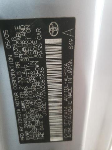 JTKDE177260065235 - 2006 TOYOTA SCION TC Gümüş foto 12