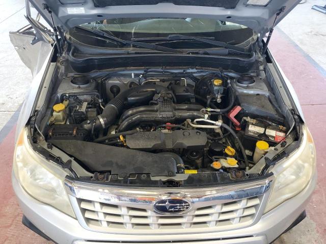 JF2SHABC9BH742238 - 2011 SUBARU FORESTER 2.5X ვერცხლისფერი ფოტო 12