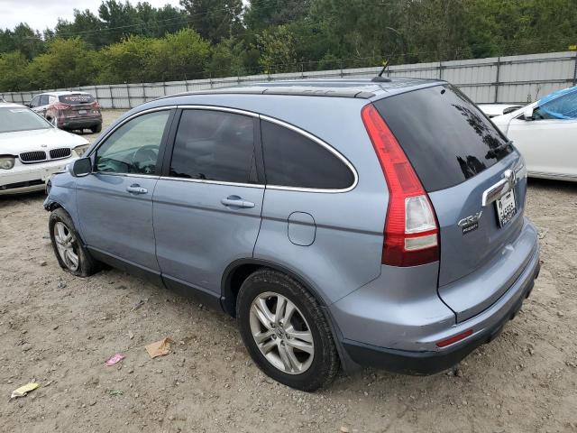 5J6RE4H78BL099924 - 2011 HONDA CR-V EXL BLUE photo 2