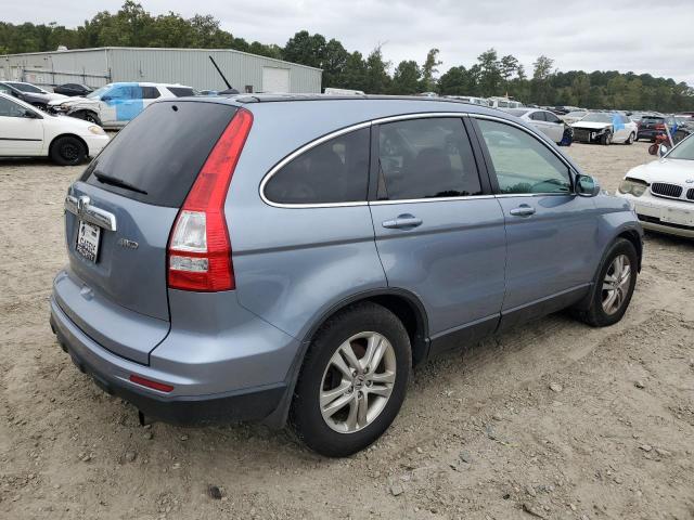 5J6RE4H78BL099924 - 2011 HONDA CR-V EXL BLUE photo 3