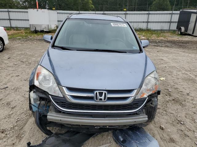 5J6RE4H78BL099924 - 2011 HONDA CR-V EXL BLUE photo 5