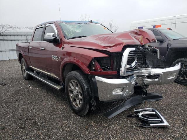 3C6UR5GL6JG144256 - 2018 RAM 2500 LONGHORN BURGUNDY photo 4