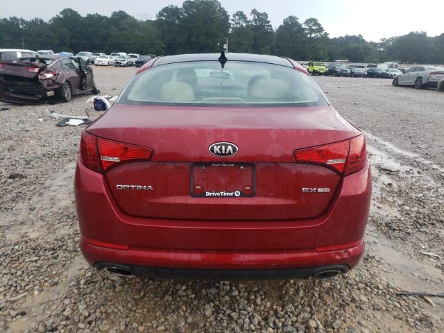 5XXGN4A73DG158565 - 2013 KIA OPTIMA EX RED photo 6