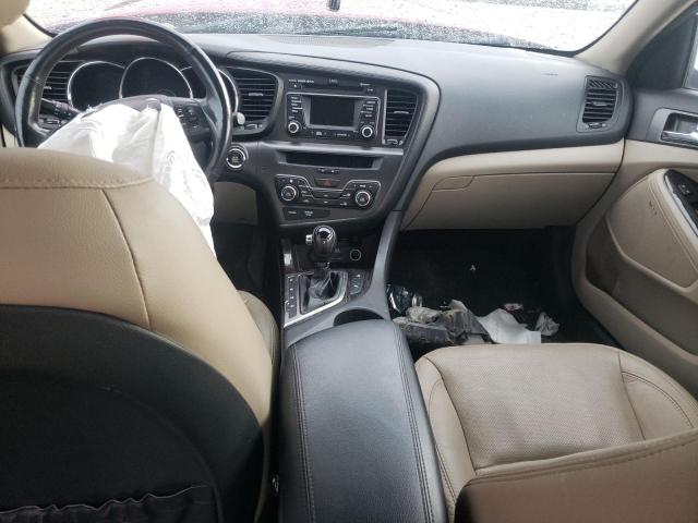 5XXGN4A73DG158565 - 2013 KIA OPTIMA EX RED photo 8