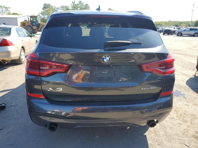 5UXTY5C00M9G91838 - 2021 BMW X3 XDRIVE30I BLACK photo 6
