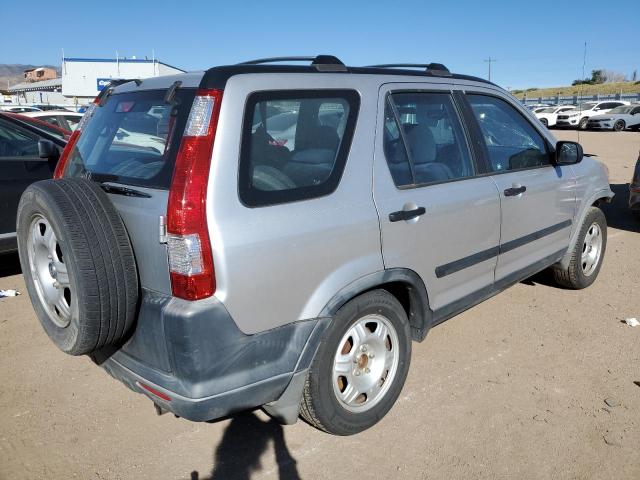 JHLRD68586C012101 - 2006 HONDA CR-V LX SILVER photo 3