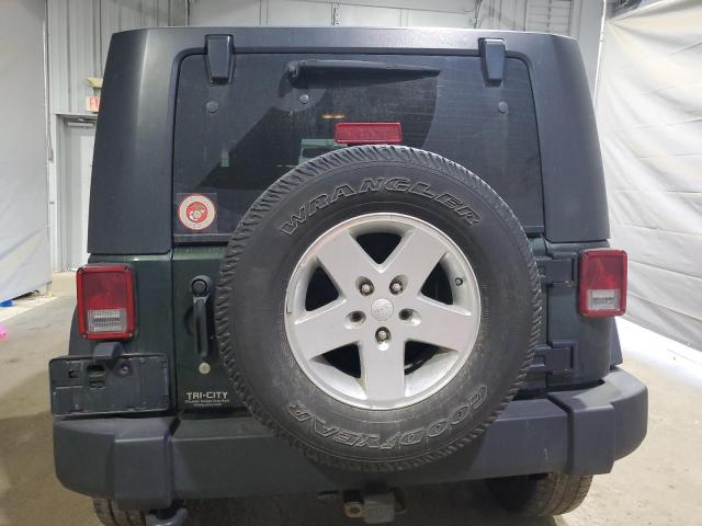 1J4AA2D17AL229270 - 2010 JEEP WRANGLER SPORT მწვანე ფოტო 6