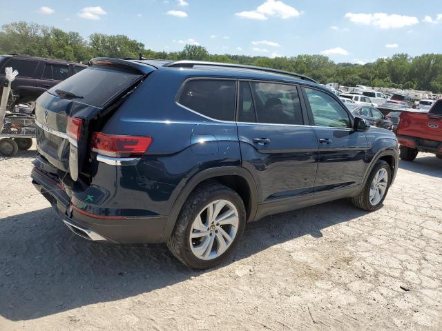 1V2HR2CA6NC513606 - 2022 VOLKSWAGEN ATLAS SE Niebieski zdjęcie 3