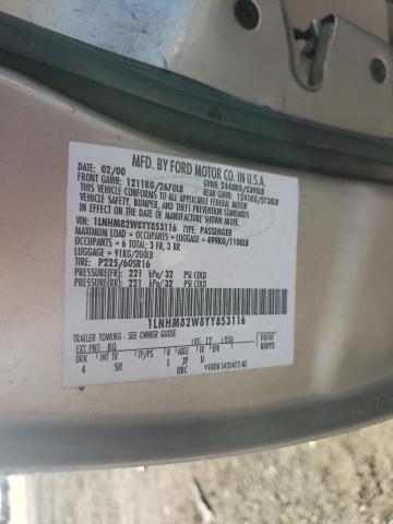 1LNHM82W8YY853116 - 2000 LINCOLN TOWN CAR SIGNATURE Qəhvəyi foto 12