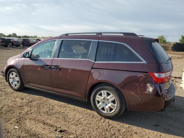 5FNRL5H2XDB072817 - 2013 HONDA ODYSSEY LX Бордовый фото 2