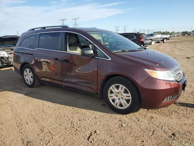5FNRL5H2XDB072817 - 2013 HONDA ODYSSEY LX Бордовый фото 4