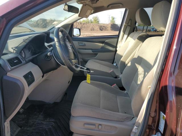 5FNRL5H2XDB072817 - 2013 HONDA ODYSSEY LX Бордовый фото 7
