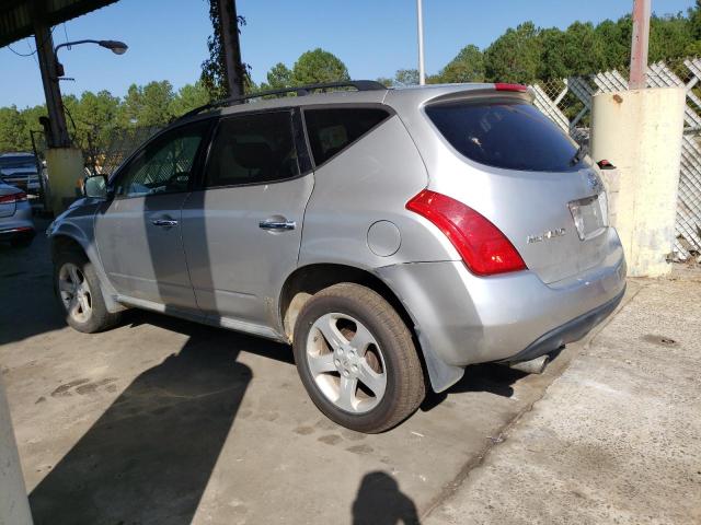 JN8AZ08T25W320664 - 2005 NISSAN MURANO SL GRAY photo 2