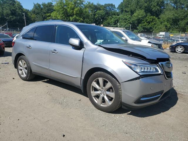 5FRYD4H98GB043478 - 2016 ACURA MDX ADVANCE SILVER photo 4