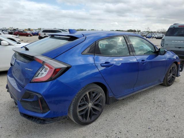 SHHFK7H40LU224068 - 2020 HONDA CIVIC SPORT 蓝色 照片 3