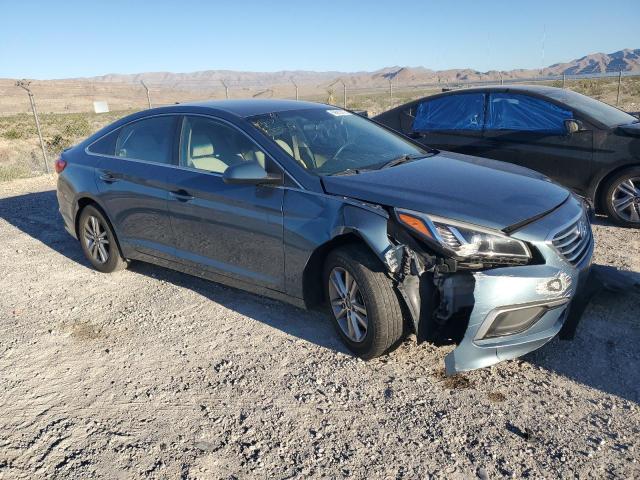 5NPE24AFXHH522160 - 2017 HYUNDAI SONATA SE BLUE photo 4