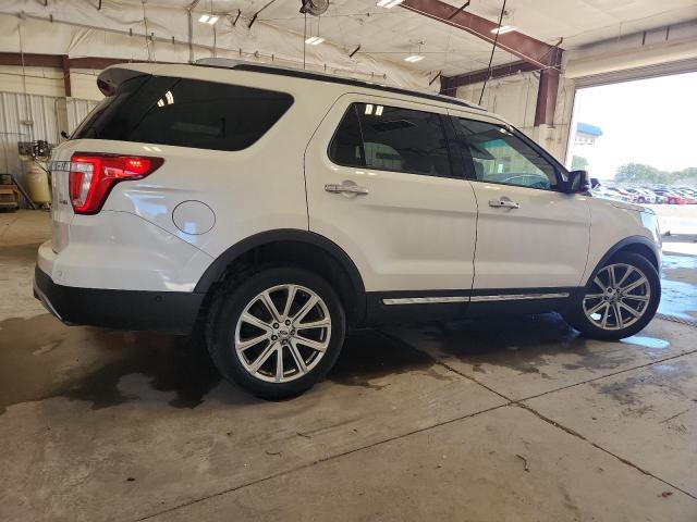 1FM5K8F82GGB40060 - 2016 FORD EXPLORER LIMITED WHITE photo 3