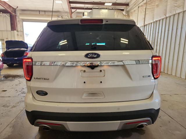 1FM5K8F82GGB40060 - 2016 FORD EXPLORER LIMITED WHITE photo 6