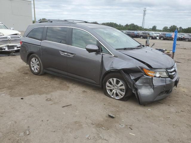 5FNRL5H64HB006451 - 2017 HONDA ODYSSEY EXL GRAY photo 4