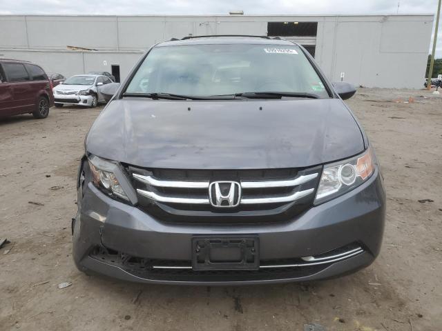 5FNRL5H64HB006451 - 2017 HONDA ODYSSEY EXL GRAY photo 5