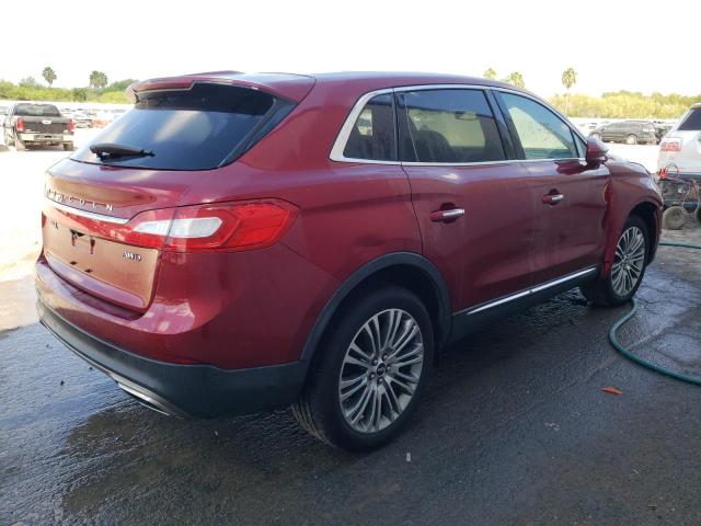 2LMPJ8LR1JBL44408 - 2018 LINCOLN MKX RESERVE Բորդո լուսանկար 3