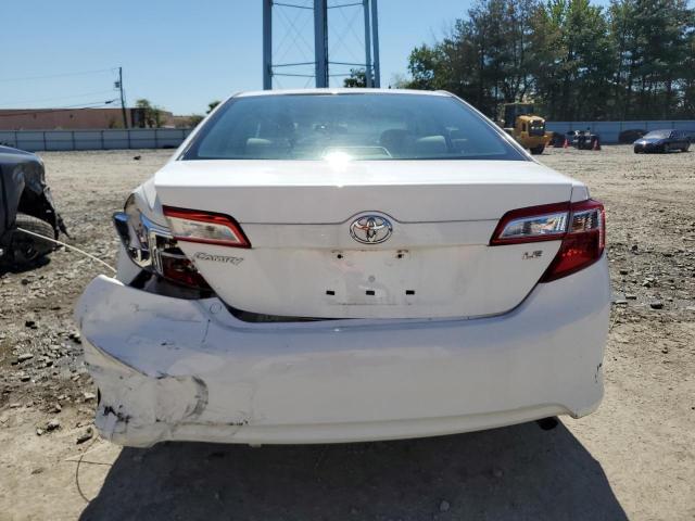 4T4BF1FK5CR190544 - 2012 TOYOTA CAMRY BASE WHITE photo 6