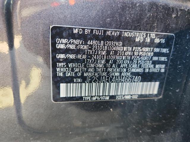 JF2SJAEC4HH466740 - 2017 SUBARU FORESTER 2.5I PREMIUM 黑色 照片 13