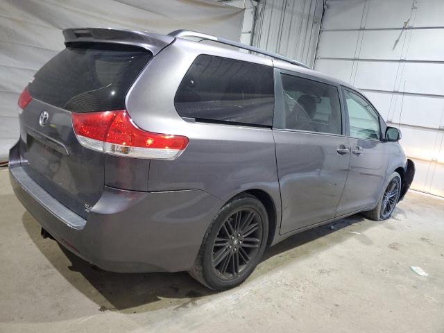 5TDDK3DC9CS033551 - 2012 TOYOTA SIENNA XLE GRAY photo 3
