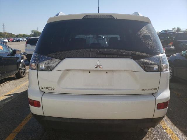 JA4MT41X88Z003161 - 2008 MITSUBISHI OUTLANDER XLS WHITE photo 6