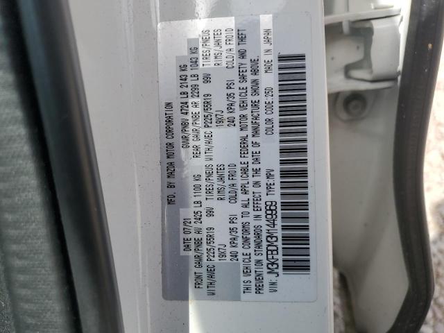 JM3KFBDM3M1449969 - 2021 MAZDA CX-5 GRAND TOURING WHITE photo 13