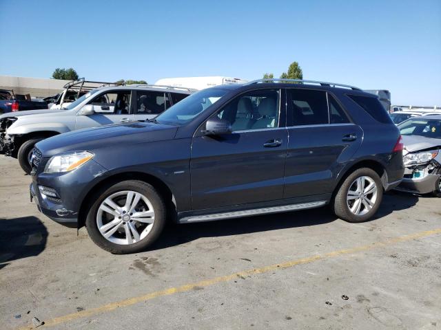4JGDA5HB1CA043001 - 2012 MERCEDES-BENZ ML 350 4MATIC GRAY photo 1