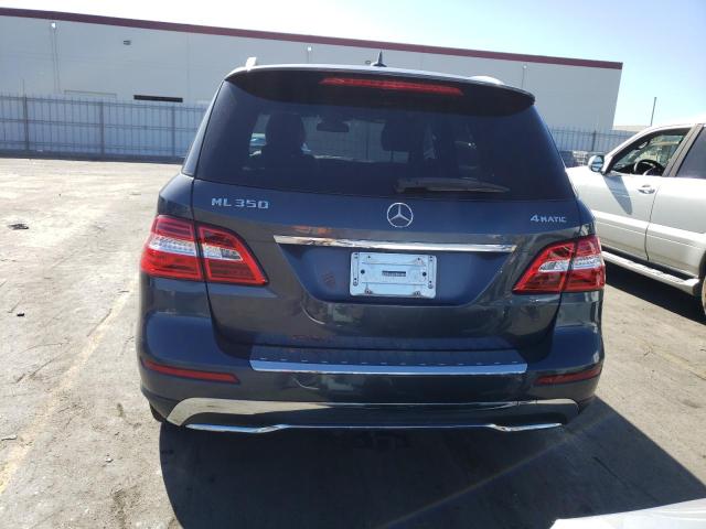 4JGDA5HB1CA043001 - 2012 MERCEDES-BENZ ML 350 4MATIC GRAY photo 6