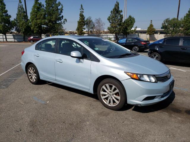 19XFB2F94CE026988 - 2012 HONDA CIVIC EXL BLUE photo 4