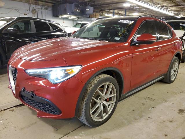ZASPAKBN3K7C32657 - 2019 ALFA ROMEO STELVIO TI RED photo 1