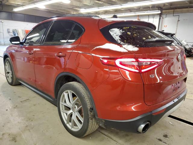 ZASPAKBN3K7C32657 - 2019 ALFA ROMEO STELVIO TI RED photo 2