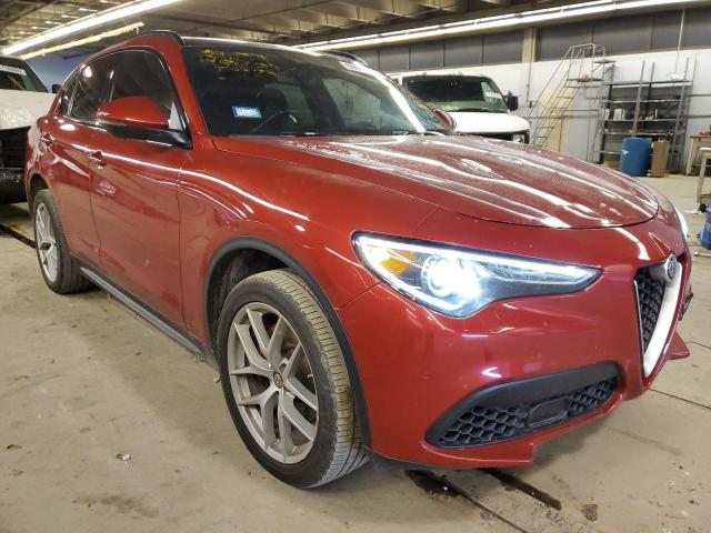 ZASPAKBN3K7C32657 - 2019 ALFA ROMEO STELVIO TI RED photo 4