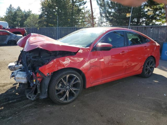 2HGFC2F80LH552710 - 2020 HONDA CIVIC SPORT წითელი ფოტო 1