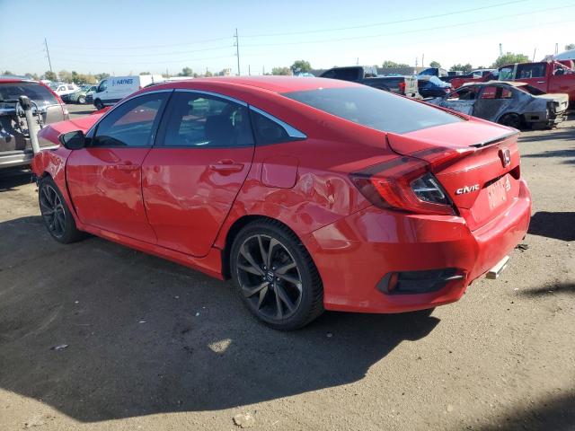 2HGFC2F80LH552710 - 2020 HONDA CIVIC SPORT წითელი ფოტო 2