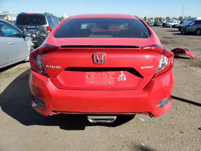 2HGFC2F80LH552710 - 2020 HONDA CIVIC SPORT წითელი ფოტო 6