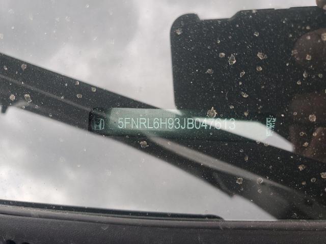 5FNRL6H93JB047613 - 2018 HONDA ODYSSEY ELITE Negro foto 13