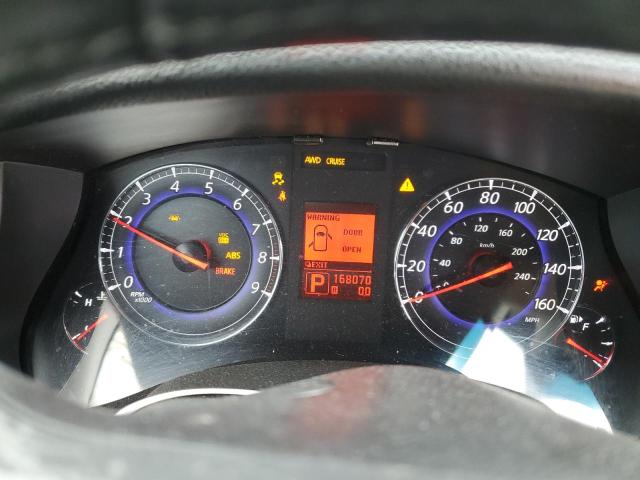 JNKAJ09F48M356012 - 2008 INFINITI EX35 BASE Սև լուսանկար 9