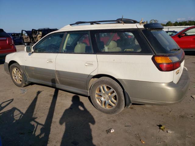 4S3BH686X16672031 - 2001 SUBARU LEGACY OUTBACK LIMITED WHITE photo 2