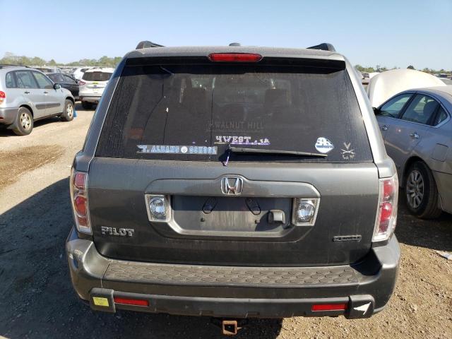 5FNYF18797B018551 - 2007 HONDA PILOT EXL GRAY photo 6