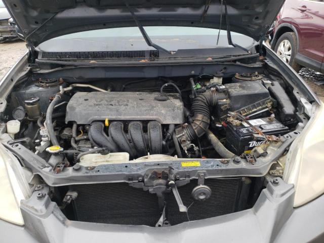 2T1KR32E15C368533 - 2005 TOYOTA COROLLA MA XR GRAY photo 11